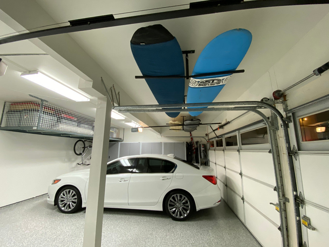 Hi Port 2 Surfboard Adjustable Ceiling Storage Rack Double Holds 150 Lbs 7