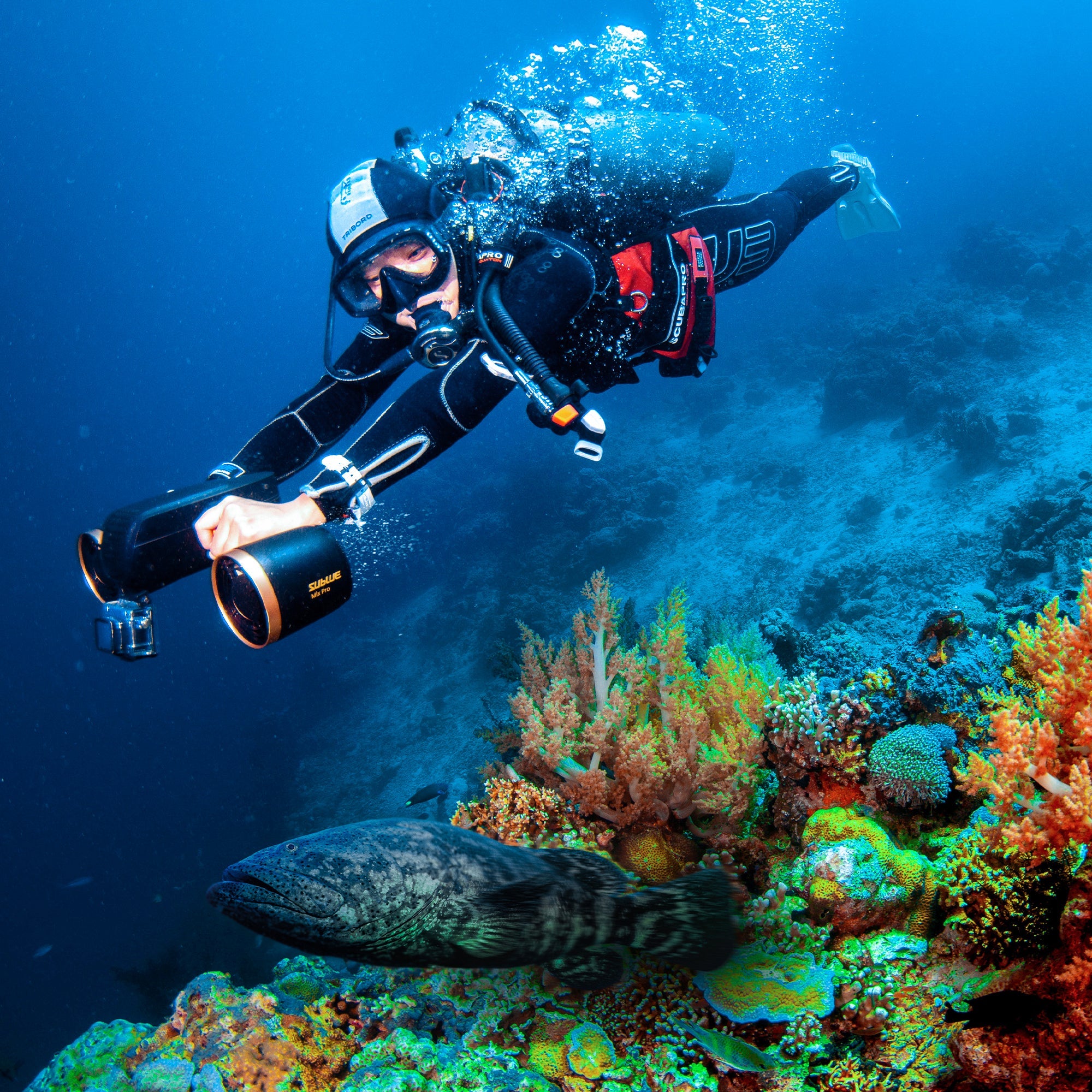 MixPro Dual-Motor Underwater Scooter 4.0mph