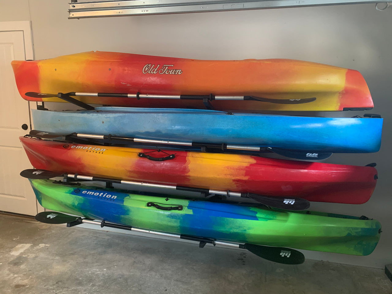 Indoor Wall Rack 46 Inch Adjustable Height Kayak Sup 8