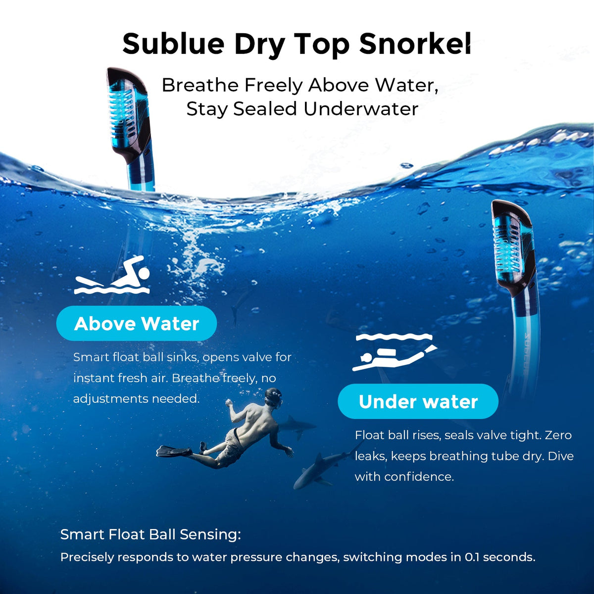 Dive Mask Snorkel Set 8