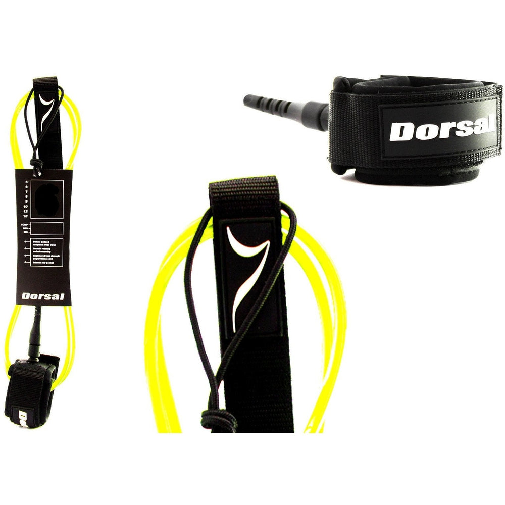 DORSAL Surf Leash for Surfboard Longboard SUP Leg Rope