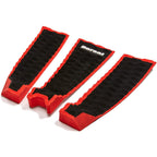 Dorsal Three 3 Piece Eva Surfboard Deck Traction Pads With Kicker Tail For Stomp Skimboards Surf Boards Fish Board Funboard Black Blue Red 3