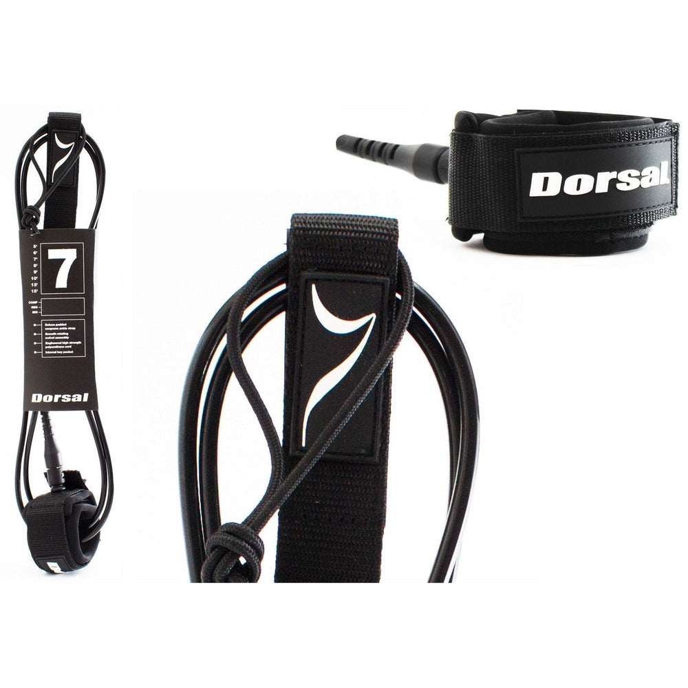 Dorsal Surf Leash For Surfboard Longboard Sup Leg Rope 1 2