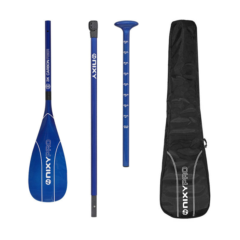88 Sup Complete Carbon Paddle 3 Piece Blue