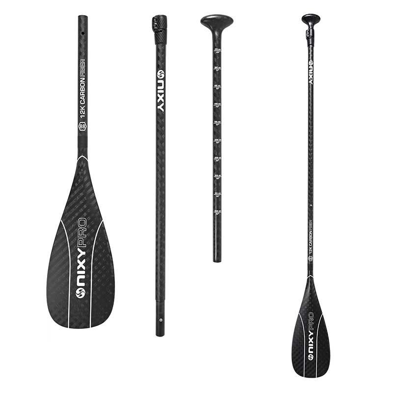 Nixy 3 Piece Adjustable 100 12K Carbon Fiber Sup Pro Paddle 2