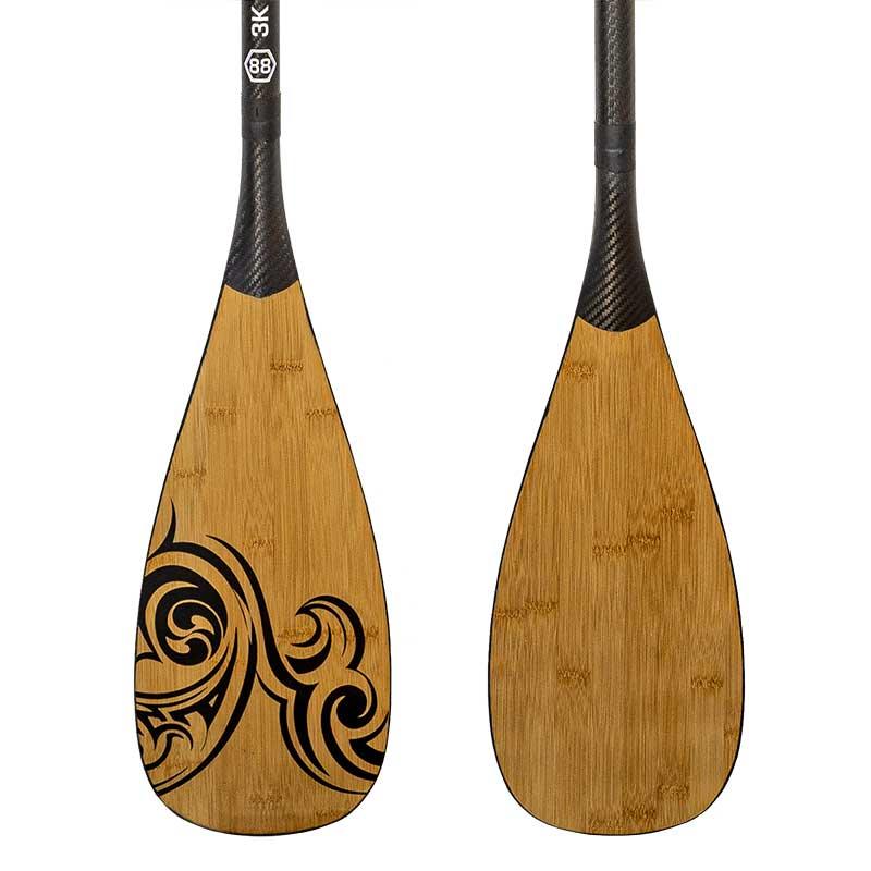 Nixy 3 Piece Adjustable 100 Carbon Fiber Sup Pro Paddle With Bamboo 6