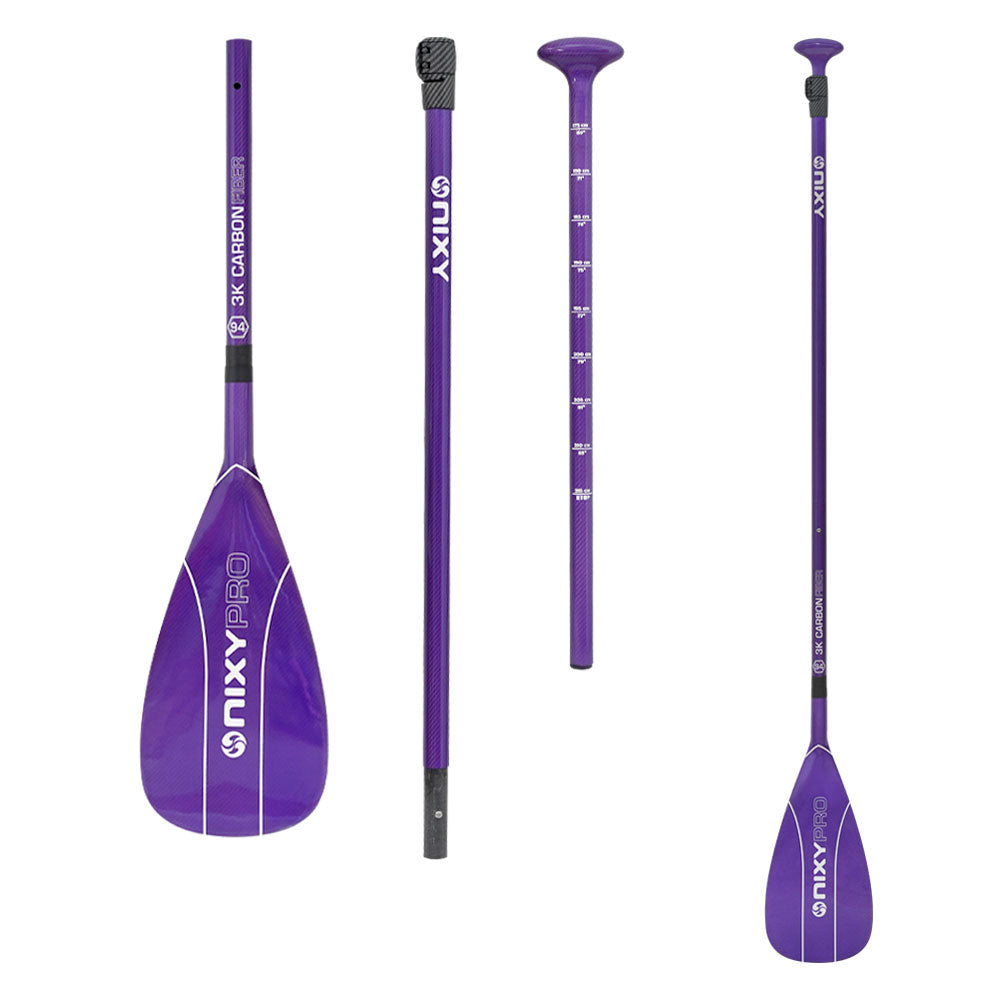 94 Sup Carbon Paddle 3 Piece Purple