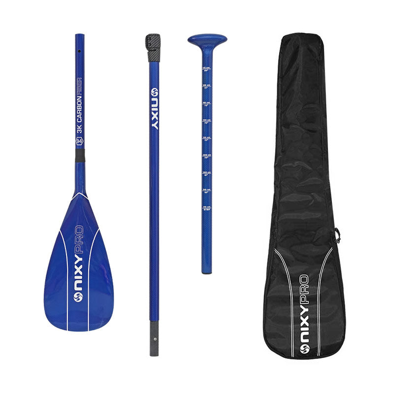 94 Sup Complete Carbon Paddle 3 Piece Blue