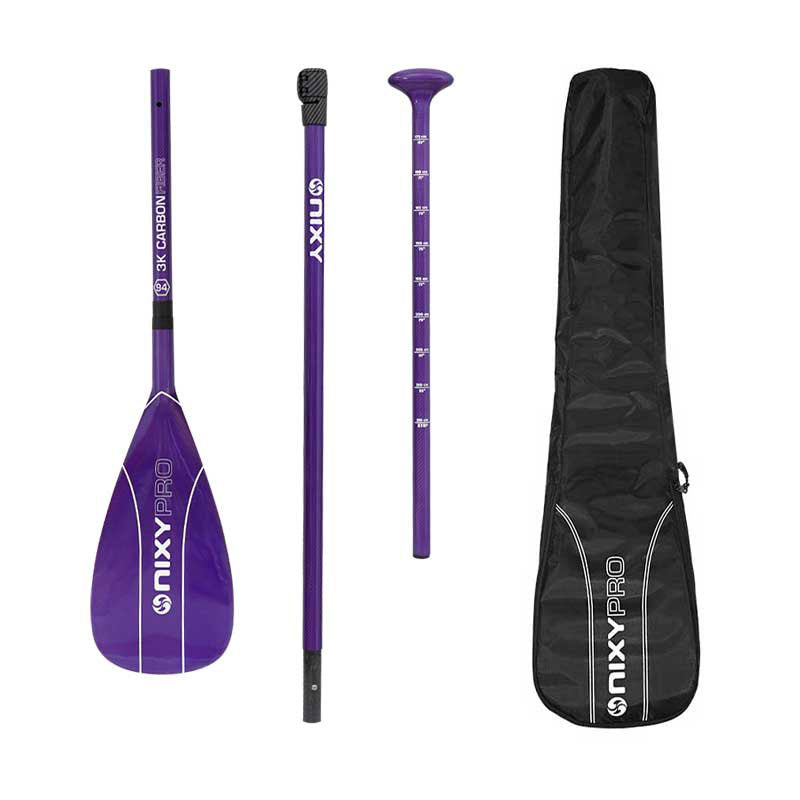 94 Sup Complete Carbon Paddle 3 Piece Purple