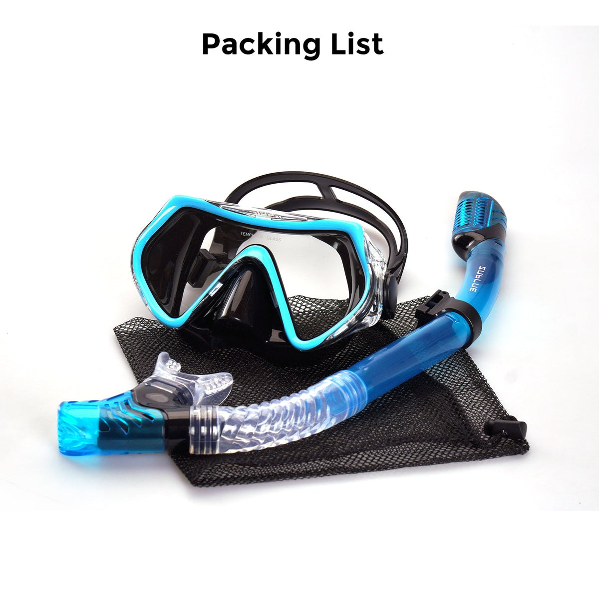 Dive Mask Snorkel Set 12