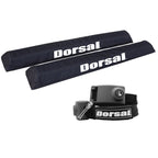 DORSAL Aero Roof Rack Pads 28 Inch Wide with Locking Straps - Pack of 4 for Car Surfboard Kayak SUP Long