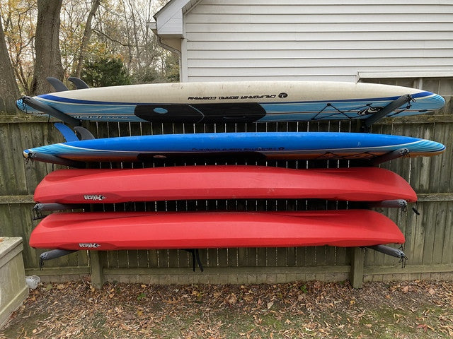 Outdoor Wall Rack 46 Inch Adjustable Height Kayak Sup 2