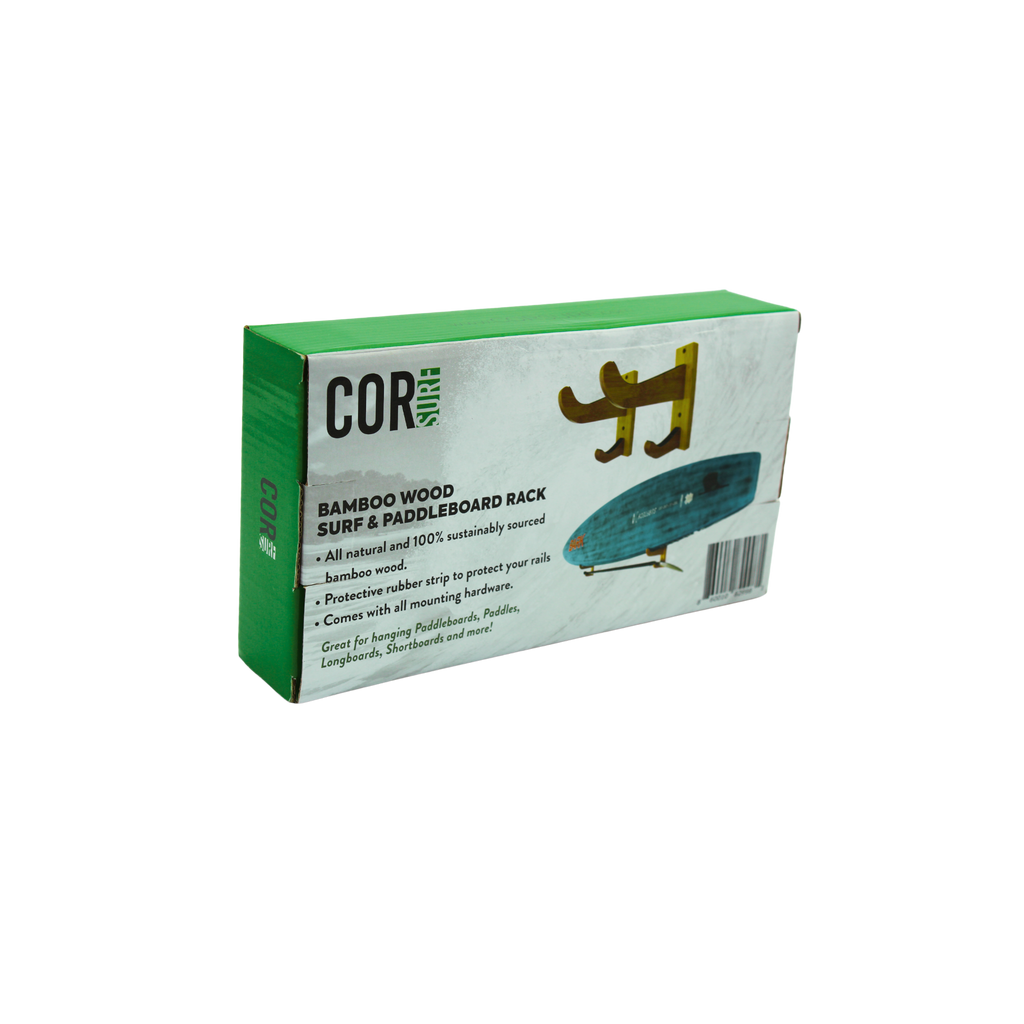 Bamboo Sup Wall Mount With Paddle Rack 8