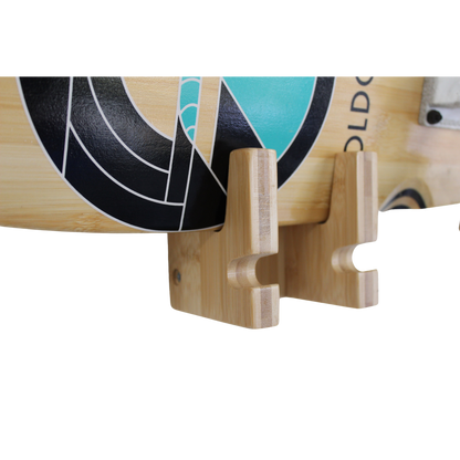 Bamboo Skate & Snowboard Wall Rack