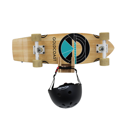 Bamboo Skate & Snowboard Wall Rack