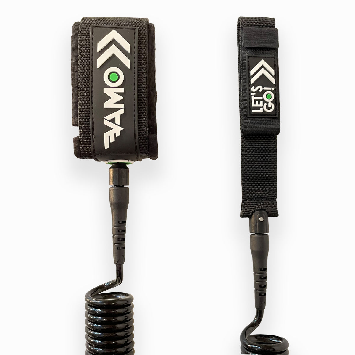 6' FOIL 6mm 'Calf' Coiled - Black