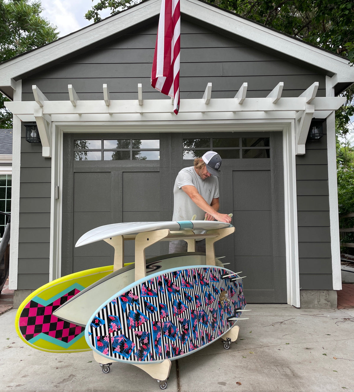 The Drop In Surfboard Storage Work Bench 4