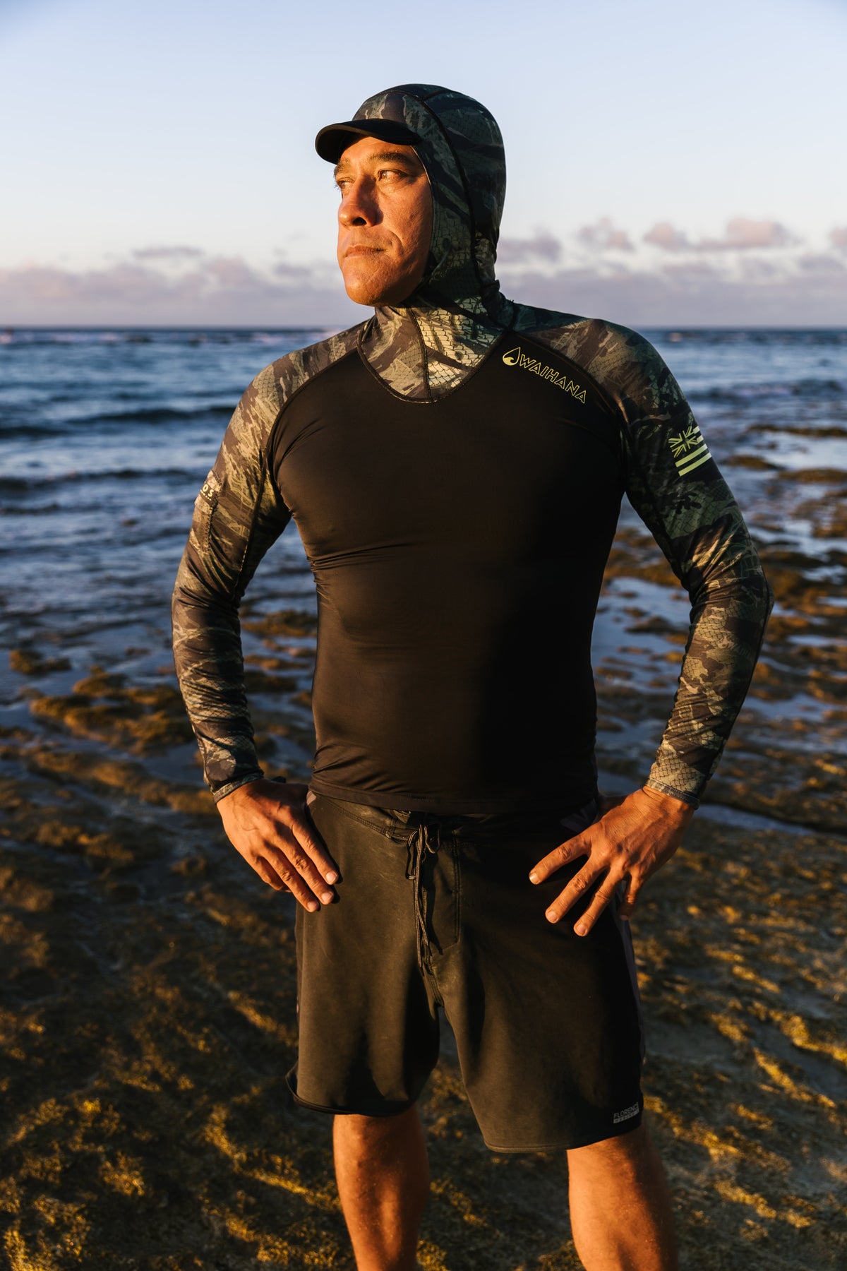 Tropicam Hooded Surf Rashguard 16
