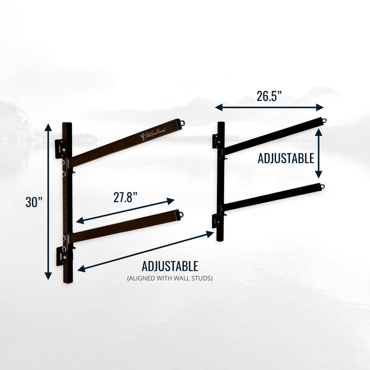 Kona Sup Surfboard Storage Indoor Adjustable Rack 2 Level 4