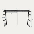 G Watersport Pro Adjustable Wall Storage System Holds 500 Lbs 5