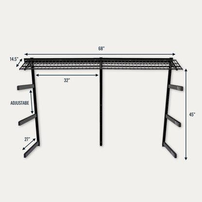 G-Watersport Pro | Adjustable Wall Storage System | Holds 500 lbs