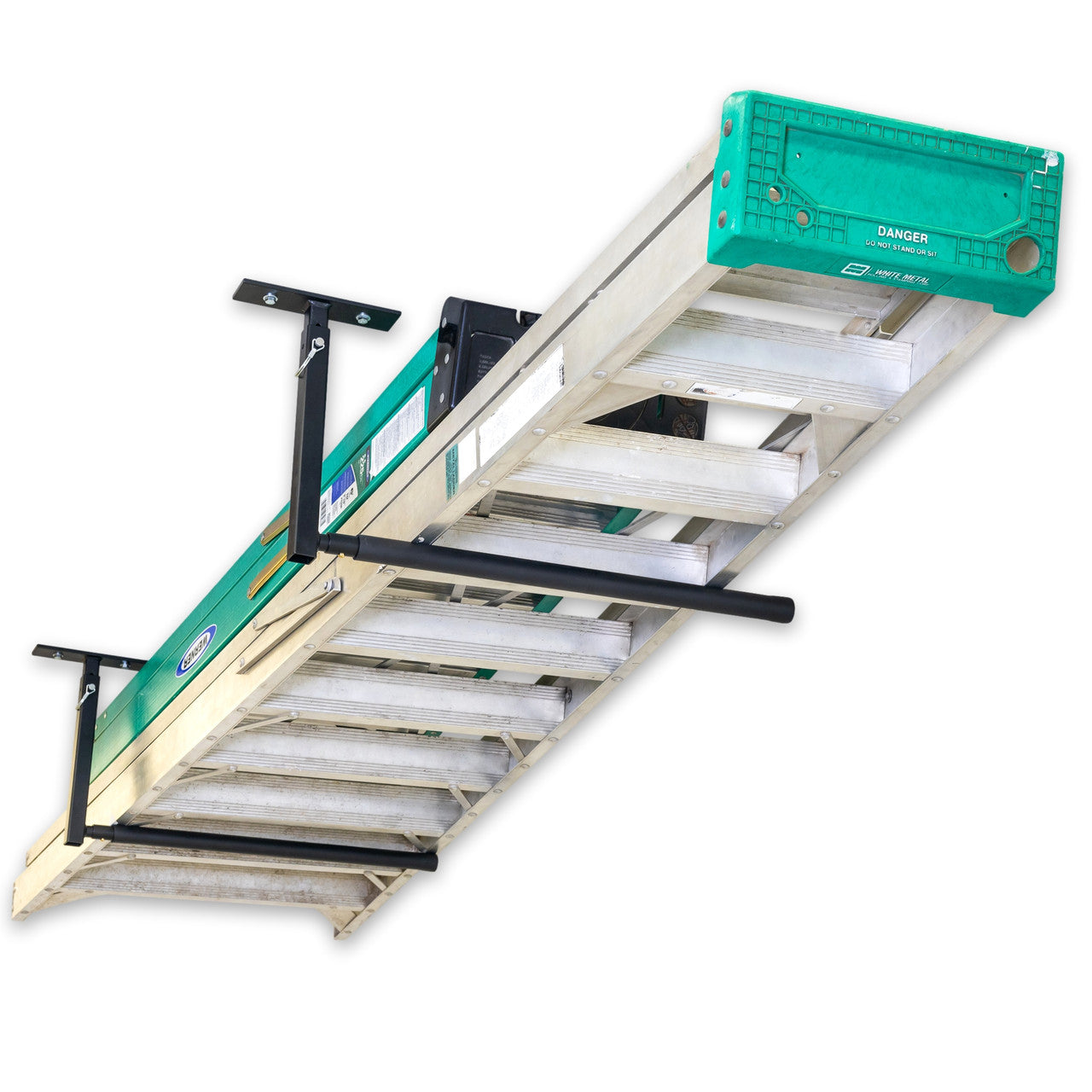 Hi Port 2 Adjustable Ceiling Storage Rack Single Holds 75 Lbs 4