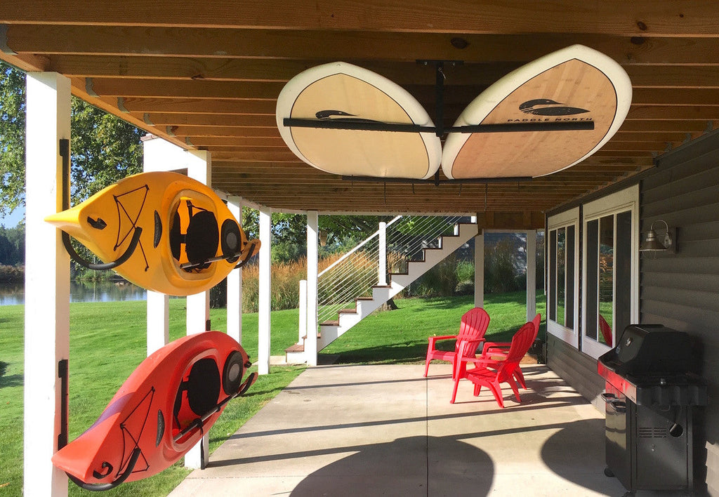 Hi Port 2 Kayak Adjustable Ceiling Storage Rack Double Holds 150 Lbs 3