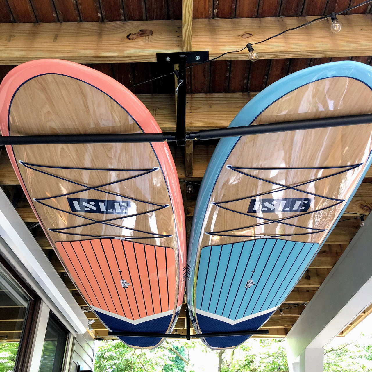 Hi Port 2 Sup Surfboard Adjustable Ceiling Storage Rack Double Holds 150 Lbs 7