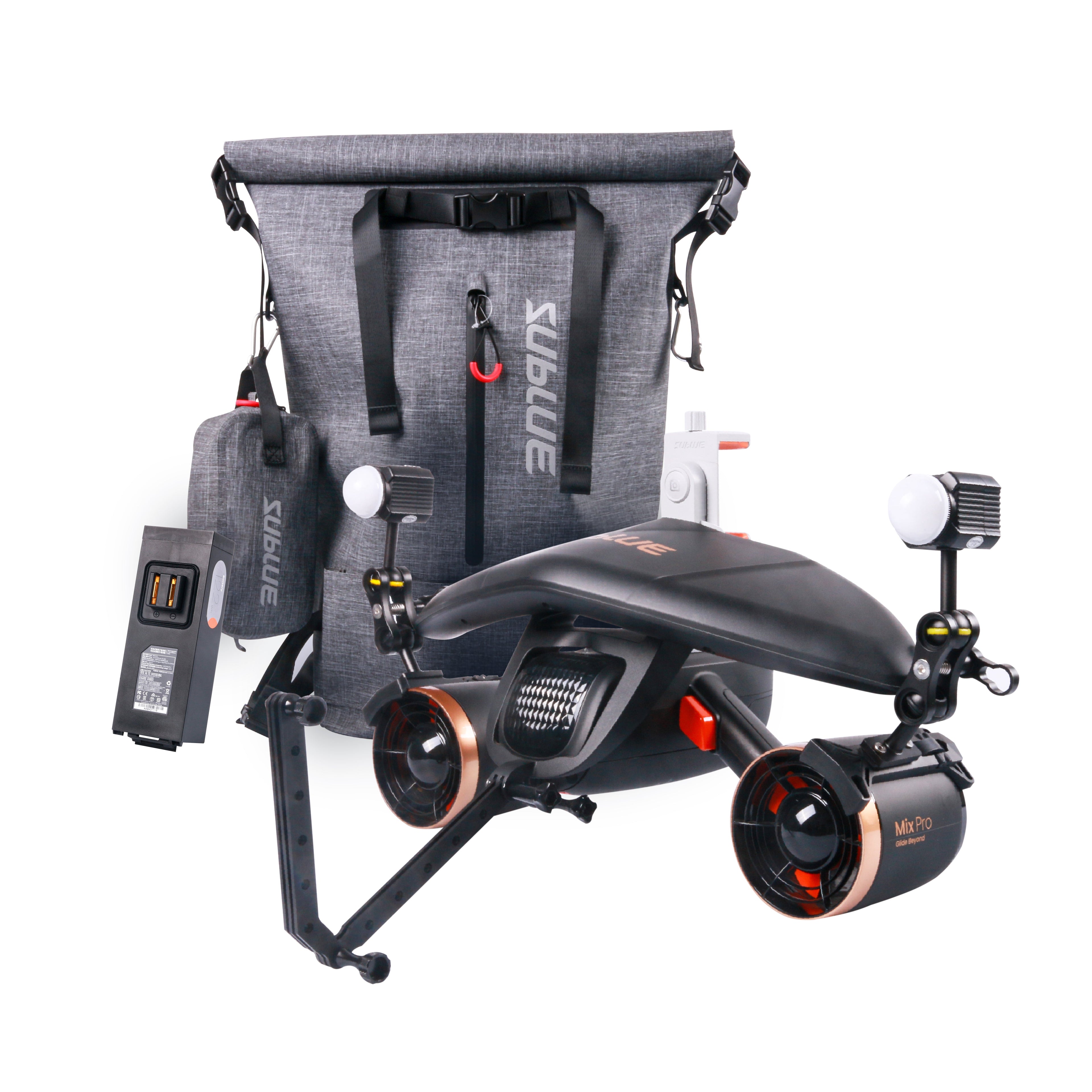 MixPro Dual-Motor Underwater Scooter 4.0mph