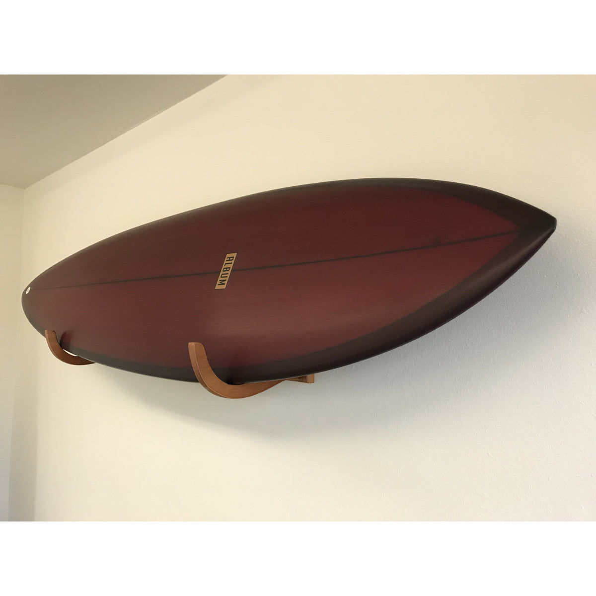 Surfboard Wood Display Wall Storage Rack 5