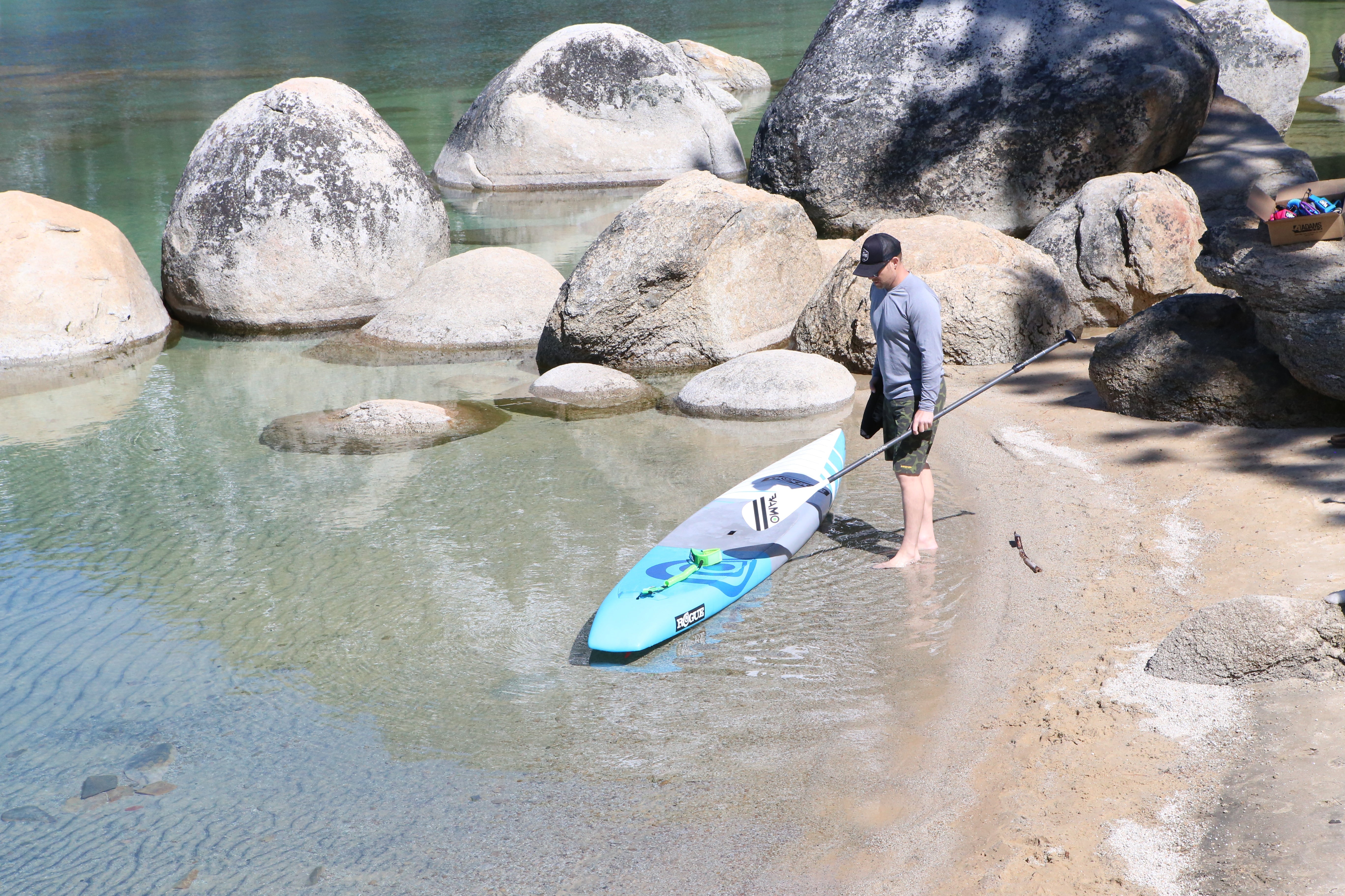 Carbon Fiberglass Adjustable Paddle With Abs Edge White 2