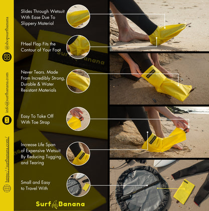 Surf Banana Sock - Slip Into Your Wetsuit With Ease