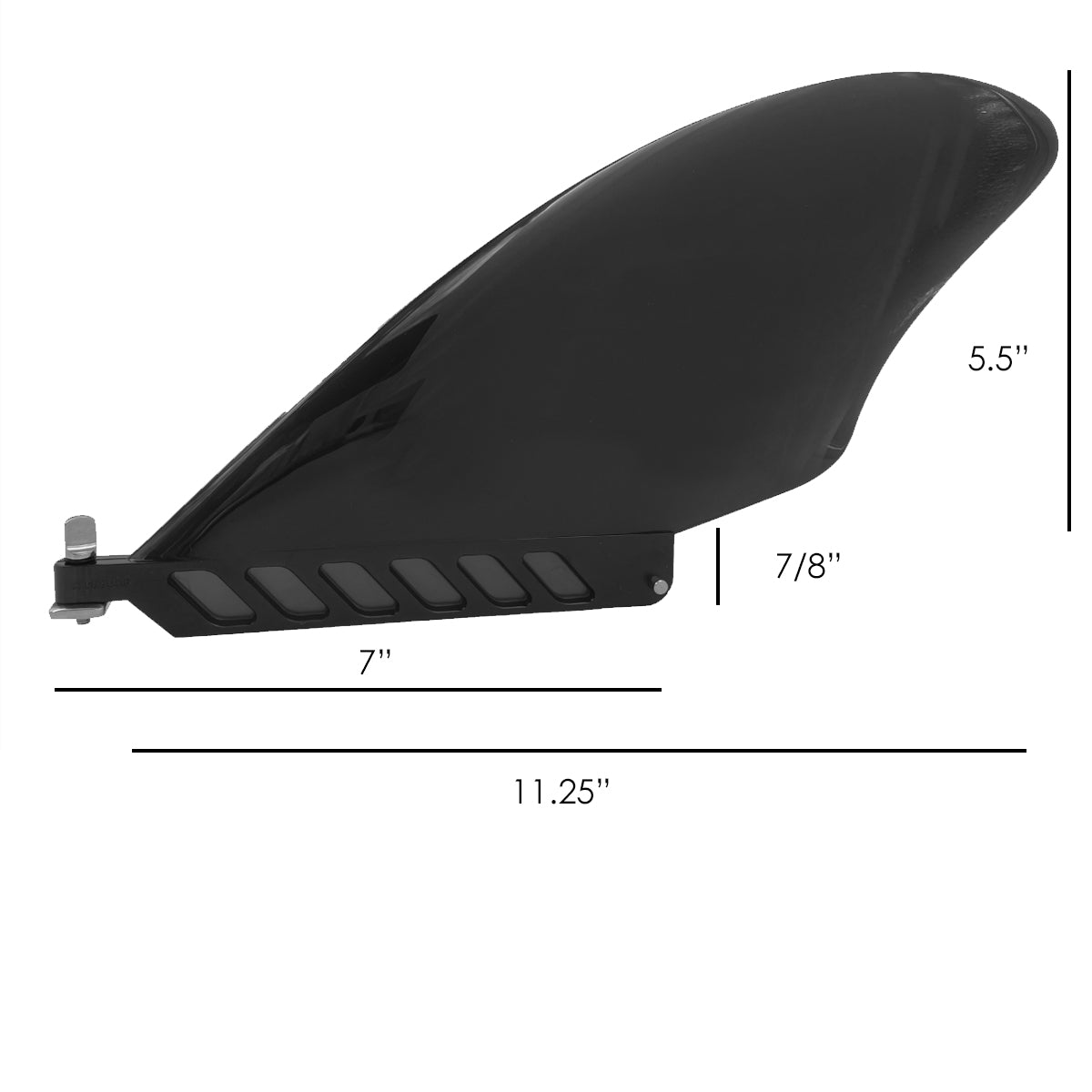 5 5 Keel Fin Findestructable Safety Flex Fin Toolless Screw 3