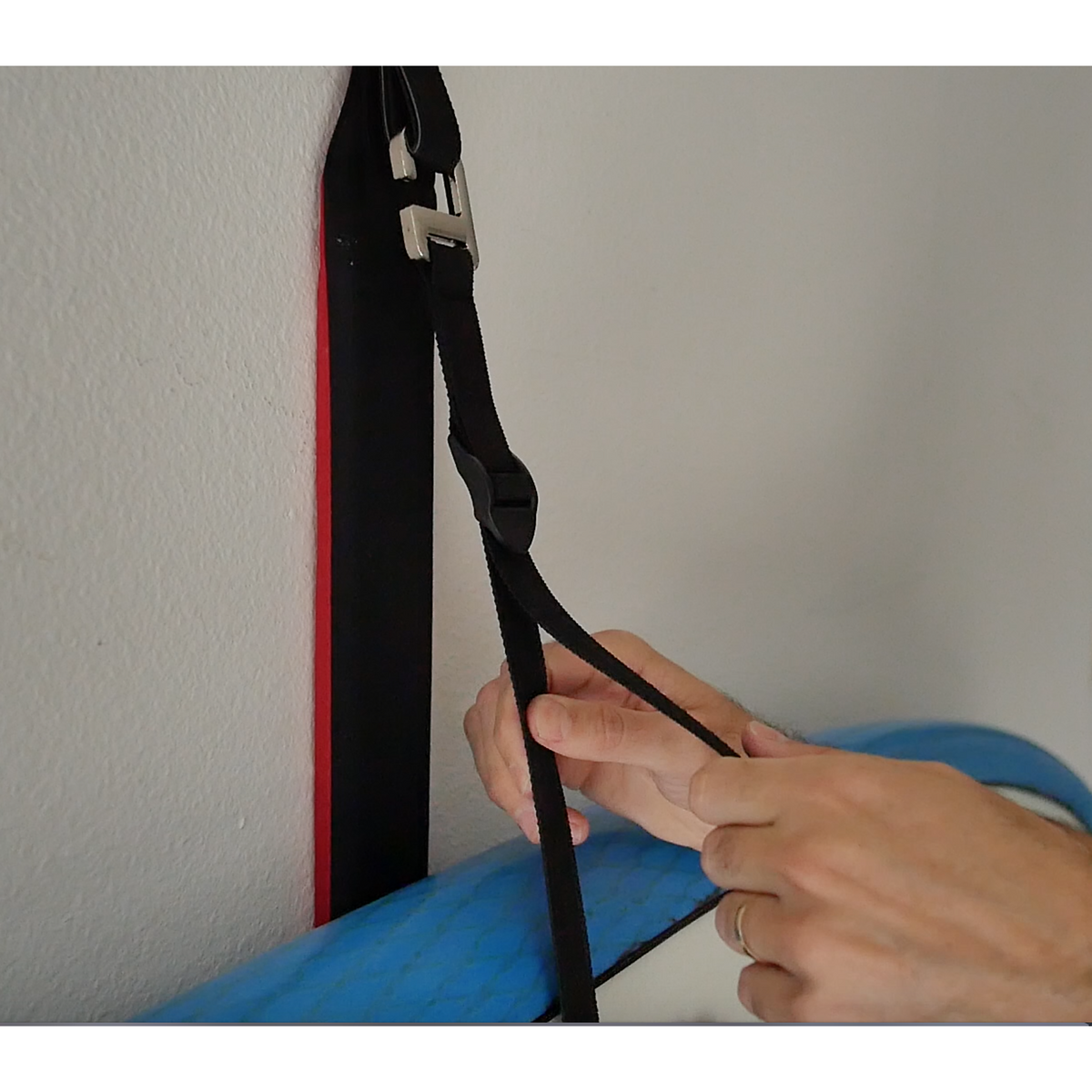 Kayak Or Paddleboard Wall Storage Sling Adjustable Wall Mount 6
