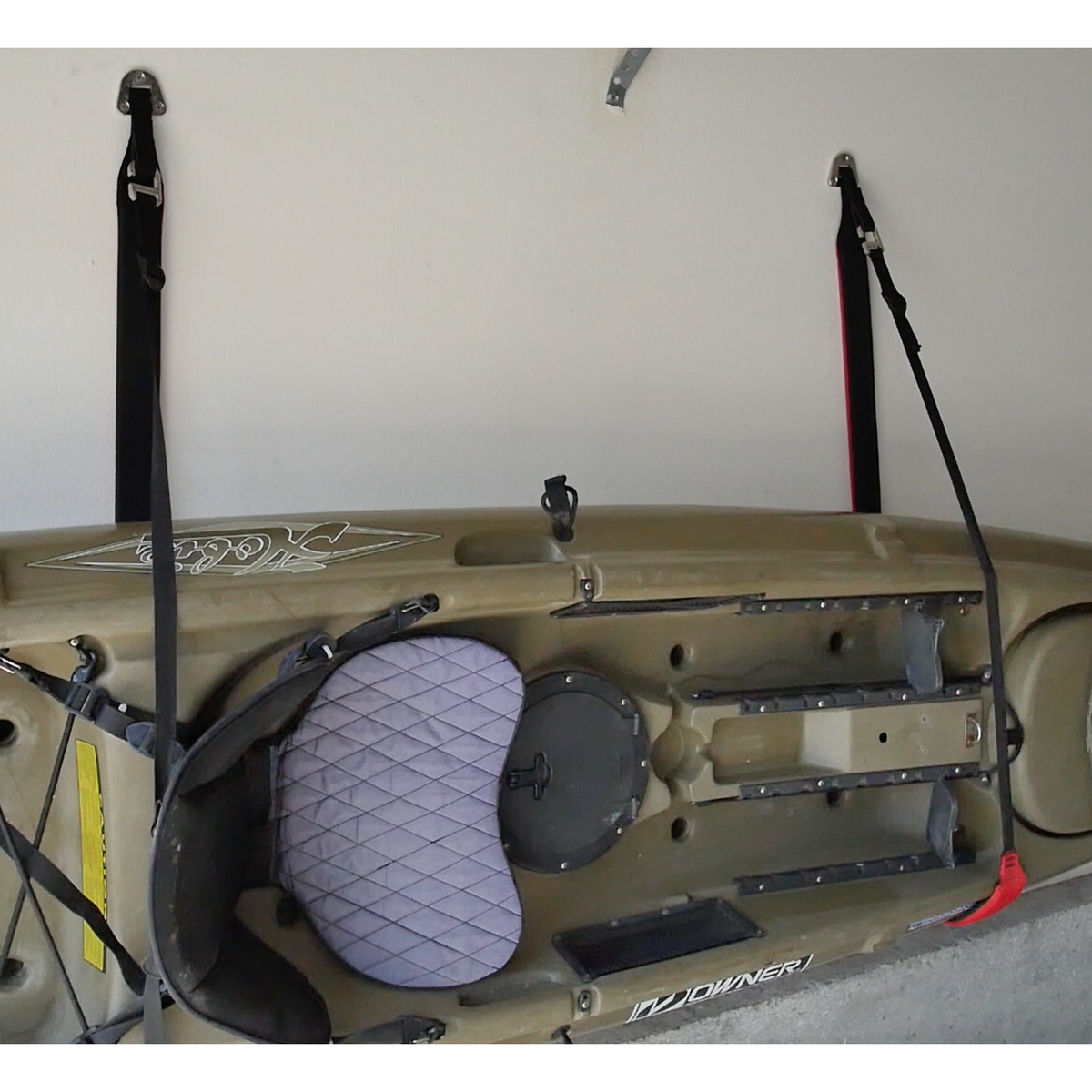Kayak Or Paddleboard Wall Storage Sling Adjustable Wall Mount 4