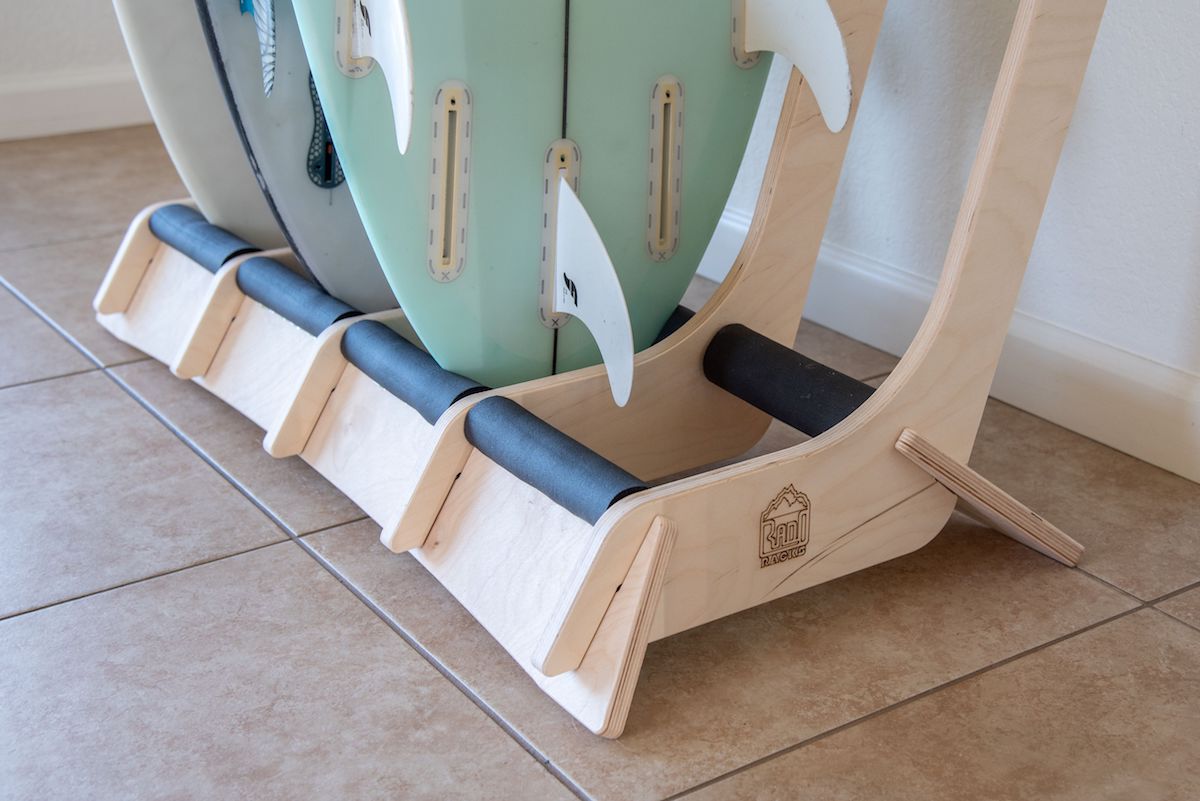 The Lineup Freestanding Surfboard Rack 6