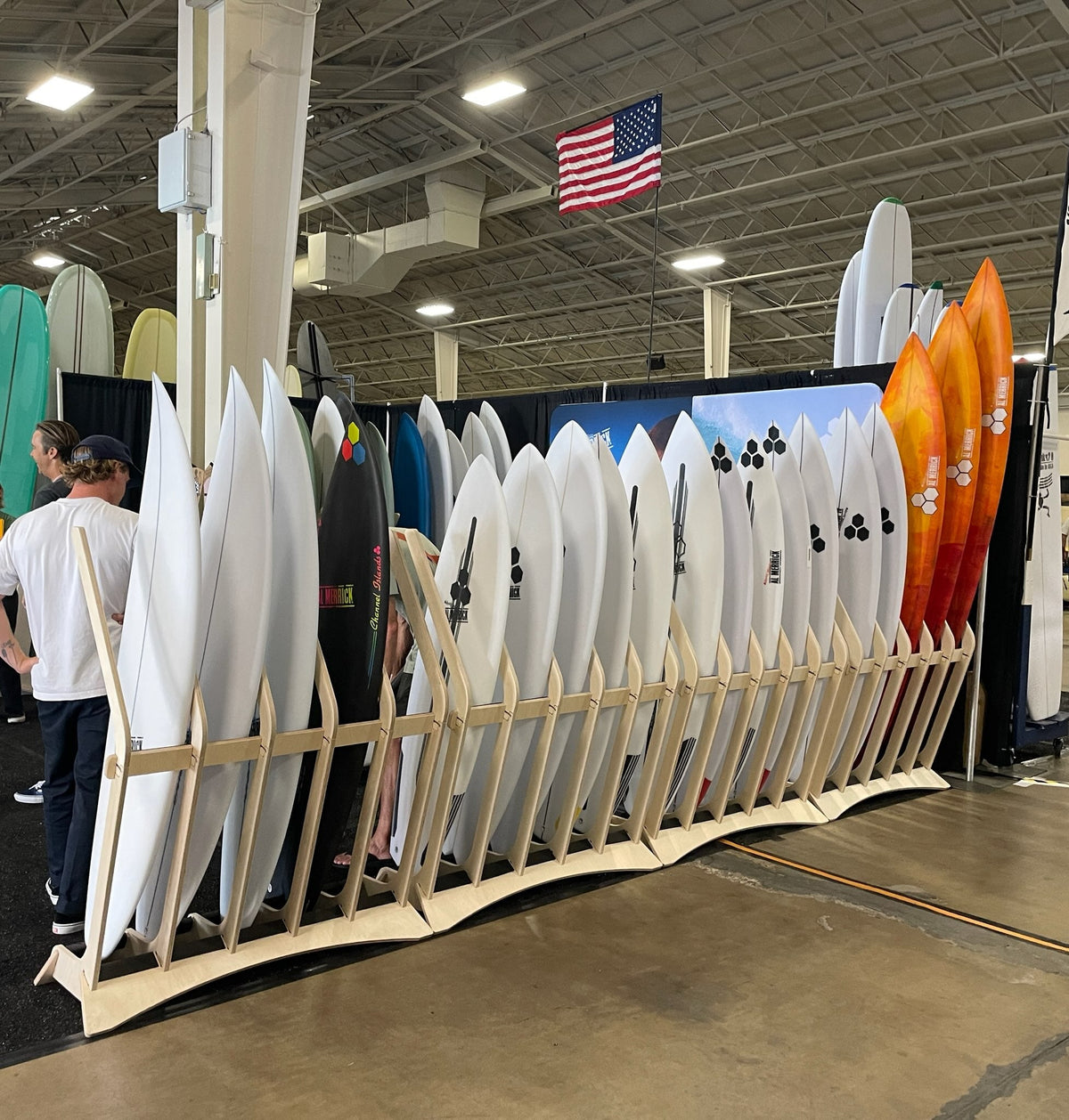 The Lineup Freestanding Surfboard Rack 10