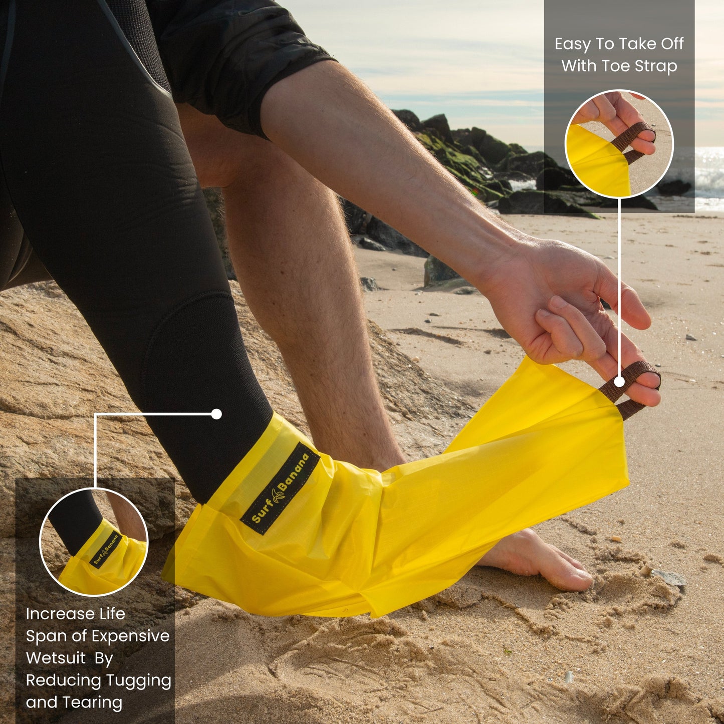Surf Banana Sock - Slip Into Your Wetsuit With Ease