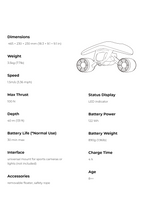 Mix Dual-Motor Underwater Scooter 3.4mph