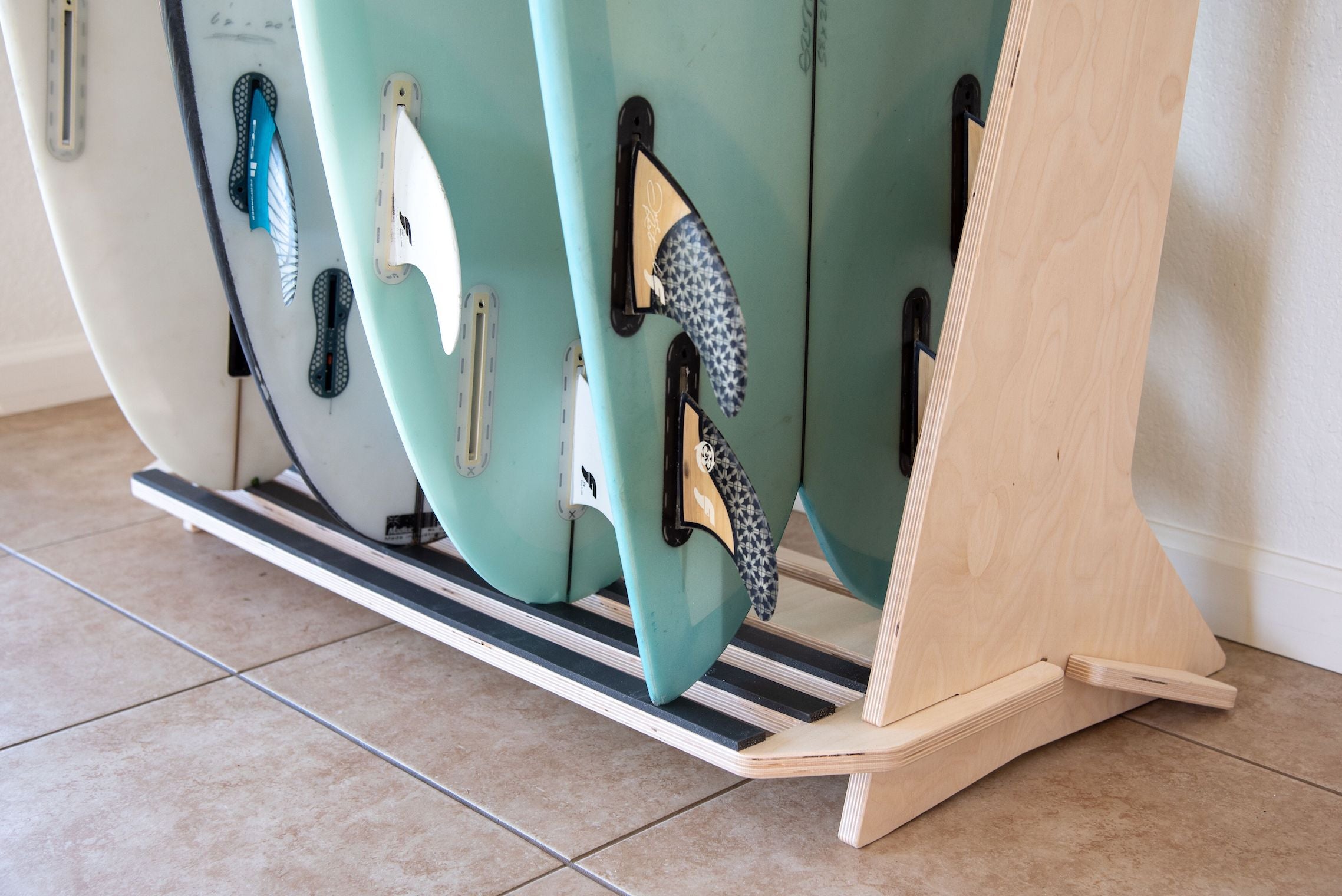 The Pacifica Freestanding Surfboard Rack 4