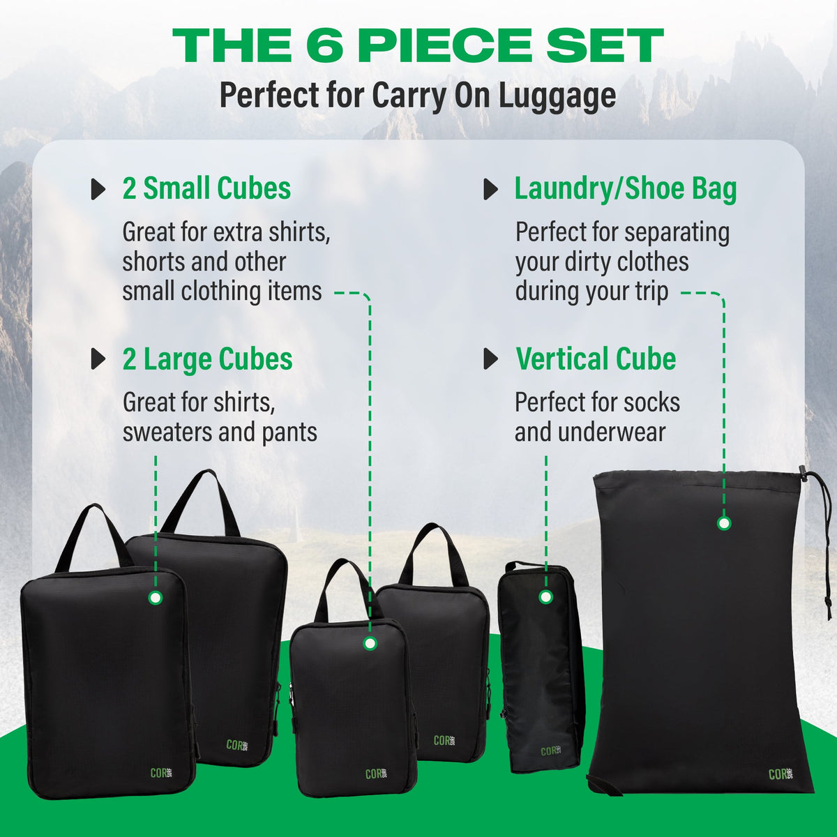 Compression Packing Cube Set 7