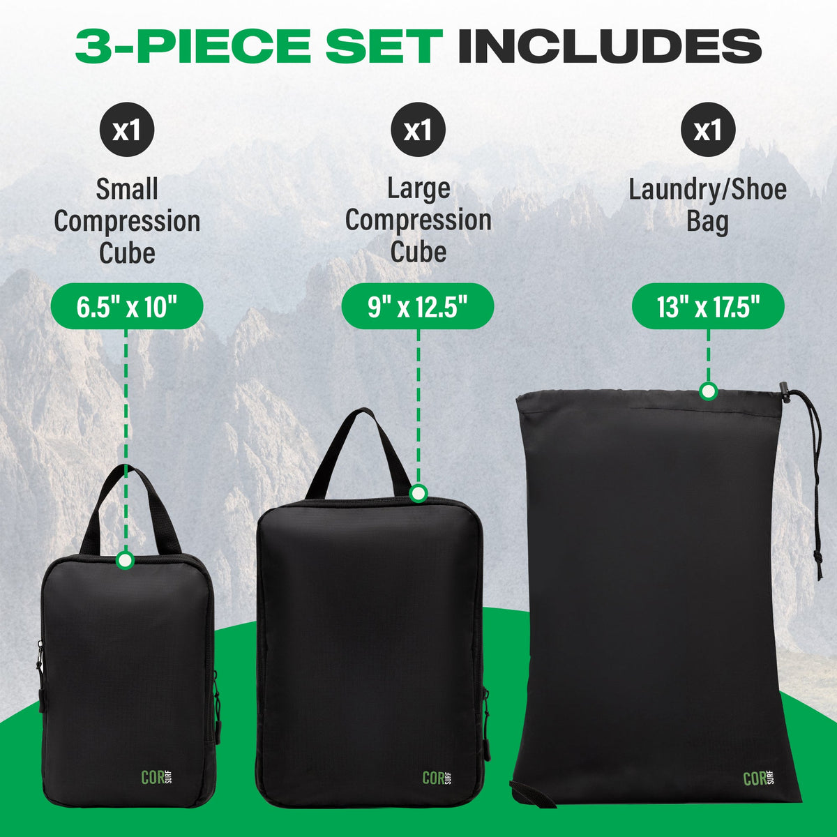 Compression Packing Cube Set 5