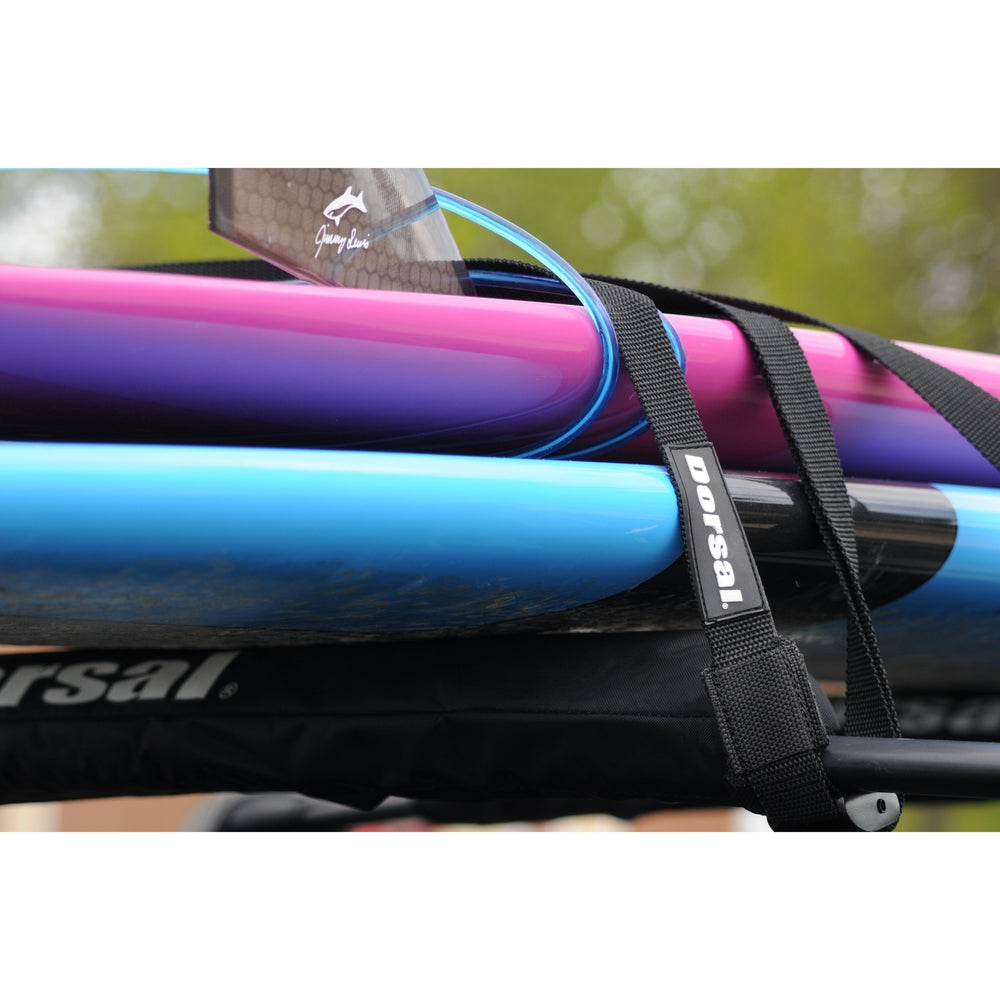 Dorsal Tie Down Straps For Roof Rack Pads Crossbars Pack Of 2 Holds Surfboards Kayaks Canoes Paddleboards 2