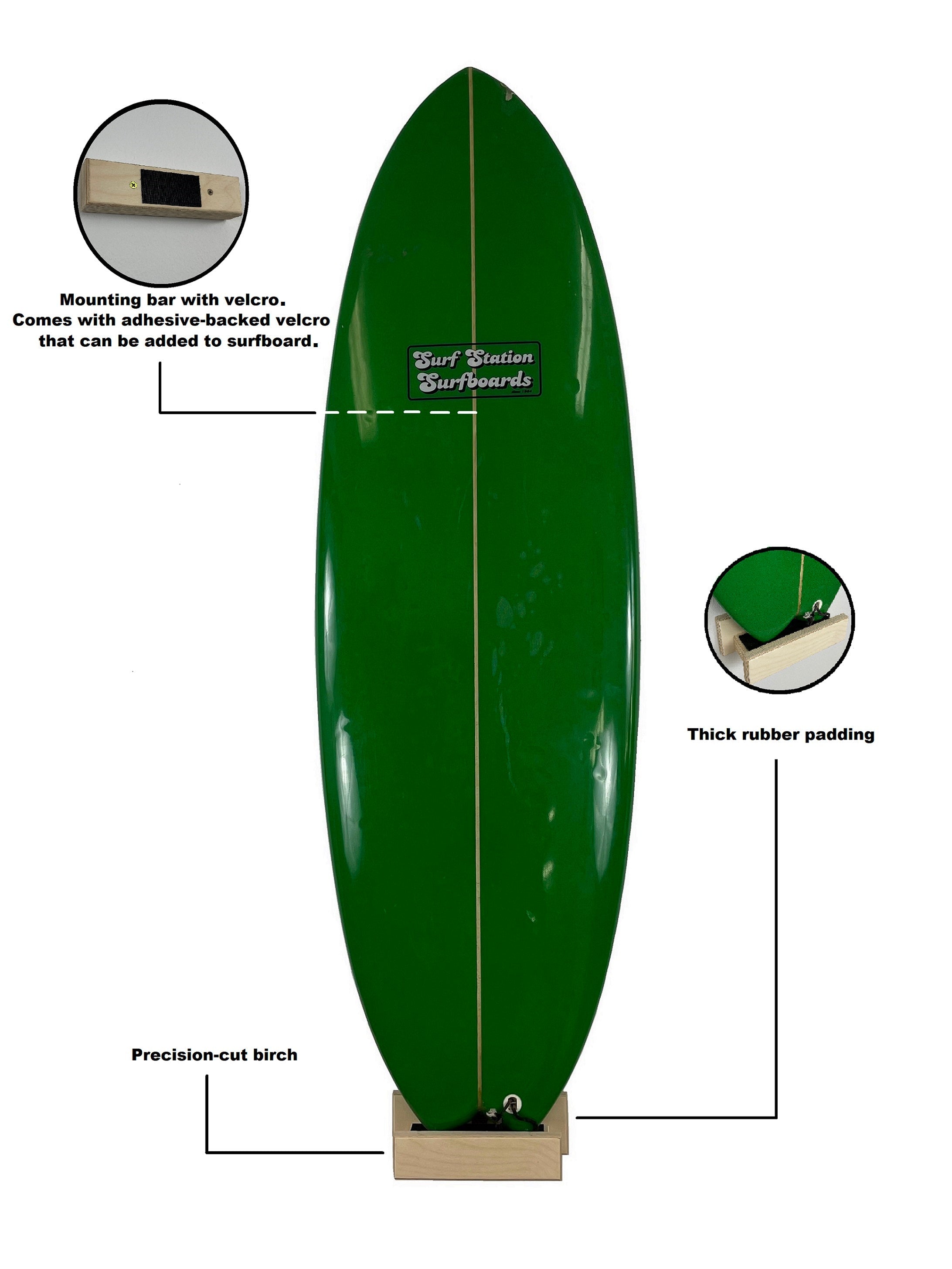 The Rogue Single Surfboard Wall Rack 6