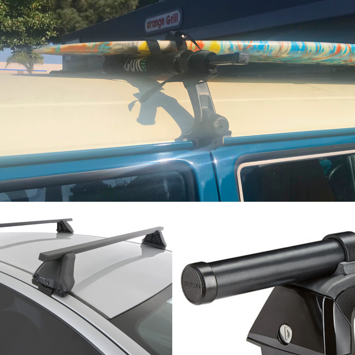 Roof Rack Pad Straps Surf Round