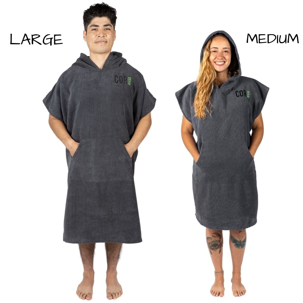 Changing Towel Poncho Solid Colors Medium And Large 2
