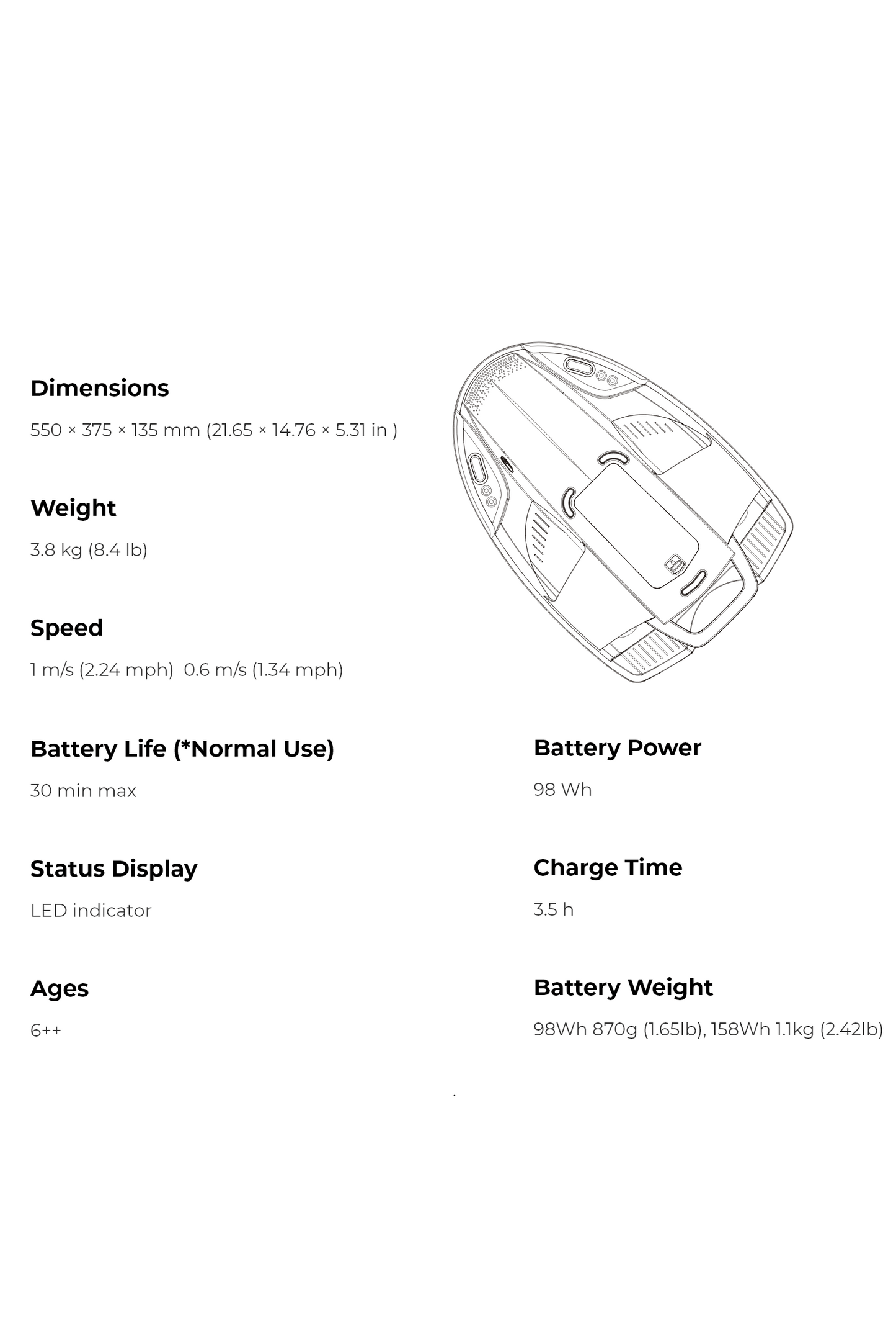Swii Electric Swimming Kickboard