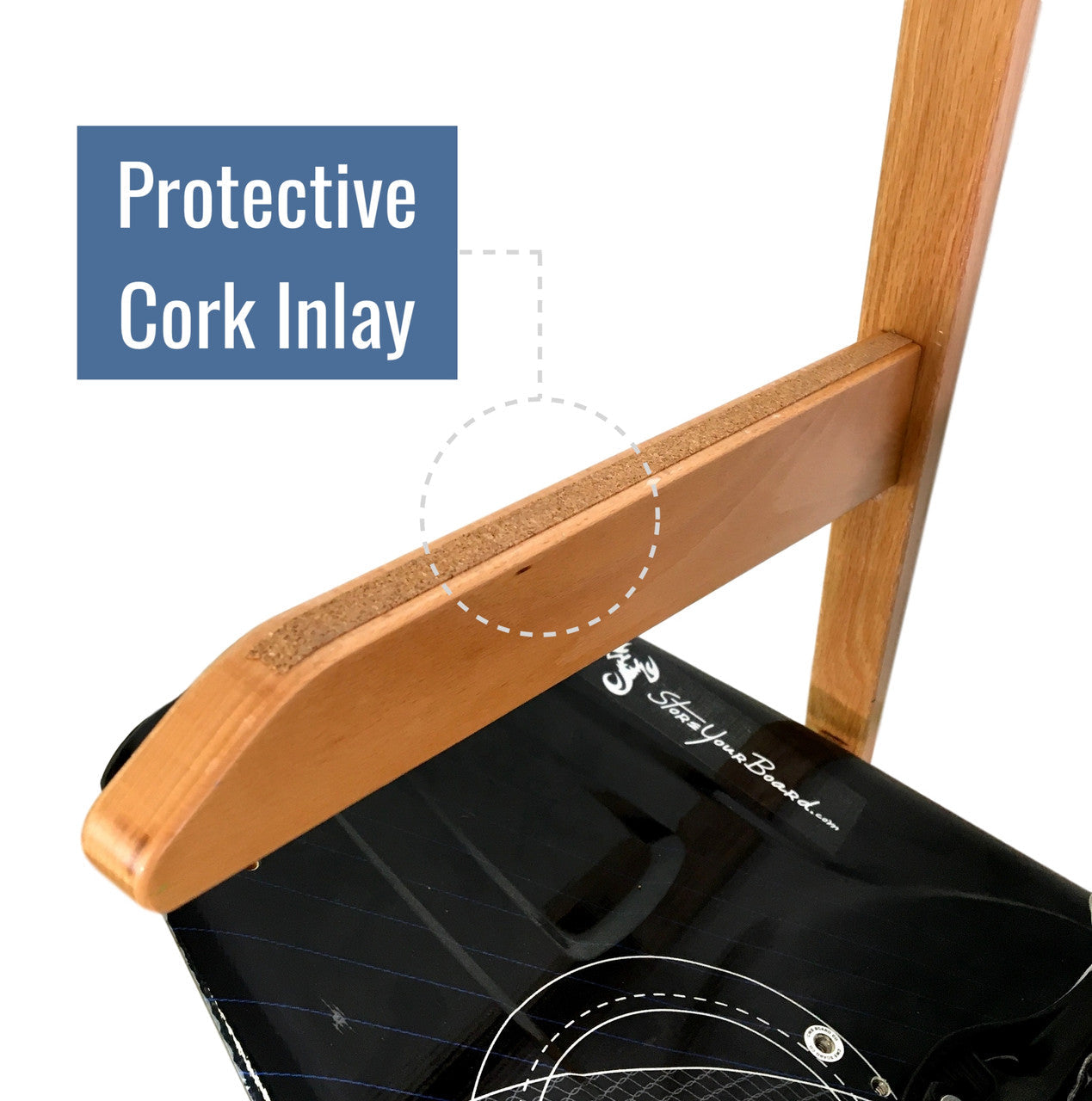 Tidytimber Wakeboard Storage Wood Rack Holds 3 Wakeboards 4