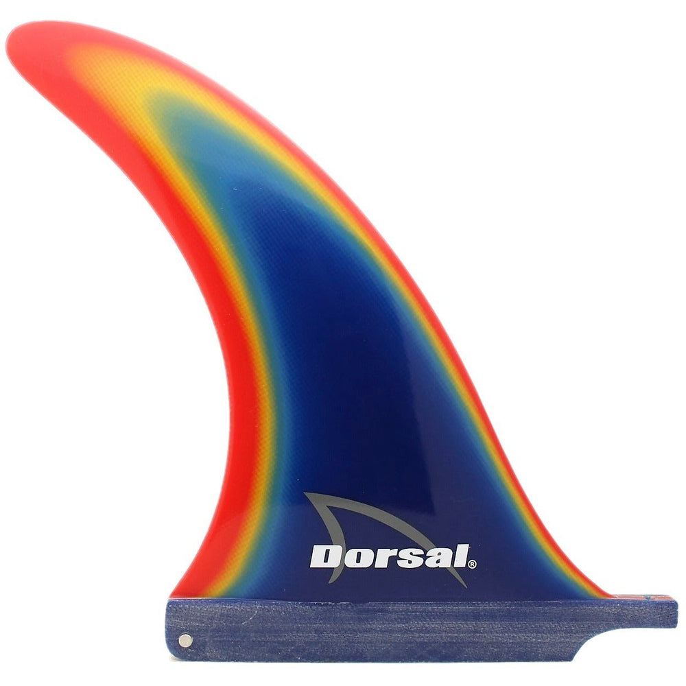Dorsal Transition Rainbow Blue Fiberglass Sup Surf Longboard Surfboard Fin 2