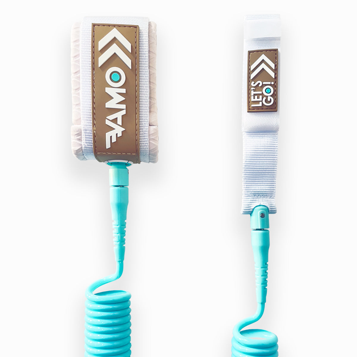 9 Full Coiled Sup Paddleboard Leash Vibrant Collection 6